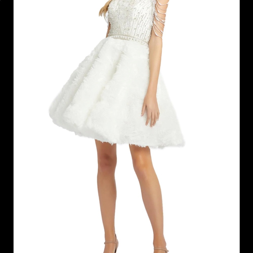 Worn once Mac Duggal off shoulder Formal Dress